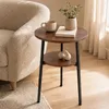 Tavolino KOMFOTTEU, forma rotonda, diametro 39 cm, tavolino Anteprima dell’immagine prodotto 6