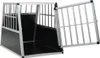 A dog transport box with an open door, shown from a slightly elevated front-left angle against a white background. Náhľad obrázku produktu