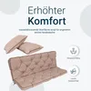 TexDeko® Bankauflage mit Rückenlehne für Hollywoodschaukel  Produktbild-Vorschau 3