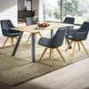 Esstisch 180x90cm mit runder Kante, Wildeiche massiv geölt, Produktbild-Vorschau 4