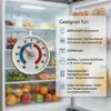 3 Stück Kühlschrankthermometer Set großes Display Ø 7cm + - Produktbild-Vorschau 3