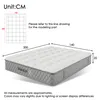 Flieks Matelas en mousse froide Matelas 140x200cm, Matelas Voir les images du produit 4