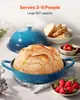 VEVOR Cocotte en fonte émaillée, 4,73 L Dutch Oven pour Voir les images du produit 2