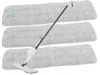 Three mop pads are stacked, with a spray mop handle resting on them. Anteprima dell’immagine prodotto