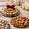Eierbehälter mit Deckel, Servierplatte aus Akazienholz mit Produktbild-Vorschau 5