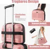 COSTWAY 2-dielna sada kufrov, 20" príručný kufor 35L + 14" Náhľad obrázku produktu 8