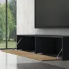 doporro Mobile Porta TV Sospeso 160 cm con 2 Ante Antracite Anteprima dell’immagine prodotto 4