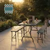 Relaxdays, juego de mesa plegable para cervecería, de 3 Vista previa de la imagen del producto 2