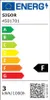 An energy efficiency label with a rating scale from A to G and a specific rating of F. Produktbild-Vorschau