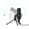 Micrófono USB de condensador omnidireccional con soporte y Vista previa de la imagen del producto 2