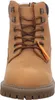 A close-up front view of a tan boot. Produktbild-Vorschau