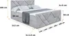 ALTDECOR Boxspringbett mit Fußteil, H4 Matratze und Topper Produktbild-Vorschau 6
