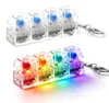 2 Stück Tastatur Fidget Spielzeug mit LED, Mini Keyboard Produktbild-Vorschau 1