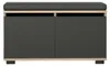 Skye Decor, Drago - Walnut, Black, meuble à chaussures, Voir les images du produit 6