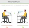 Support d'écran HOMCOM, support pour moniteur, rangement de Voir les images du produit 5