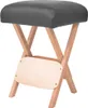 Massage-Klapphocker mit 12 cm Dickem Sitz Schwarz , Produktbild-Vorschau 1