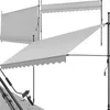 Two awnings are shown, one extended and one retracted, against a white background. Produktbild-Vorschau