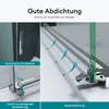 Mai & Mai Duschabtrennung Nischentür Chrom 140x195cm Produktbild-Vorschau 5