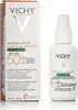 A product shot of Vichy Capital Soleil UV Clear Anti-Imperfections Water SPF50 and its packaging. Anteprima dell’immagine prodotto