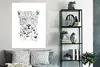 MuchoWow® Poster Leopard - Herz - Weiß - Tiere 90x120 cm - Produktbild-Vorschau 4