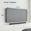 kwmobile 65" TV Abdeckung Indoor - Fernseher Hülle Produktbild-Vorschau 3