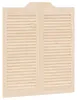 vidaXL Portes battantes Nature 90 x 40 cm Bois de pin Voir les images du produit 1