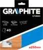 GRAFITE Lama da sega, widia, 250 x 30 mm, 40 denti Anteprima dell’immagine prodotto 2