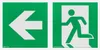notlok Safety Work - 1x - Evakuierungsschild - links Produktbild-Vorschau 1