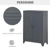 HOMCOM Armoire de bureau à 3 niveaux, meuble de rangement Voir les images du produit 4