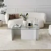Teti - Couchtisch, 105x65x40h cm Weiß, Zeitschriftenhalter Produktbild-Vorschau 7