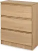 Schöne moderne Kommode 70x35x76cm mit 3 Schubladen | Produktbild-Vorschau 1