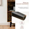 Libreria in legno COSTWAY HW67563CF, con 2 ante e 4 ripiani Anteprima dell’immagine prodotto 5