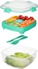 Sistema SI21356 Salatbox To Go 1, inkl. Besteck, 1 l (Farbe Produktbild-Vorschau 3