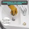 2 Stück Edelstahl Flexible Doppelkopf Rohrreinigungsbürste, Produktbild-Vorschau 3