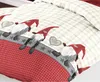 A close-up view of a duvet cover with a gnome pattern. Produktbild-Vorschau