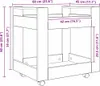 vidaXL Wózek na biurko z drewna odzyskanego 60 x 45 x 60 cm Podgląd zdjęcia produktu 8