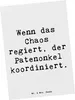 Mr. & Mrs. Panda Postkarte Spruch Patenonkel Held - Weiß - Produktbild-Vorschau 1