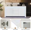 credenza con cassettiera okwish lucida, mobile laterale con Anteprima dell’immagine prodotto 10