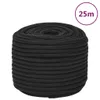 vidaXL Corde de bateau noir 14 mm 25 m polypropylène Voir les images du produit 6