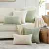 2er Set Creme Beige Kordsamt Kissenbezug 40x40CM Weich Produktbild-Vorschau 6