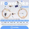 Rower 24 cale dla dziewczynki miejski na komunię Shimano 7 Podgląd zdjęcia produktu 7