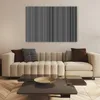 Leinwandbild Einfache Fächer 100x70 Feeby Grau bild für die Produktbild-Vorschau 2