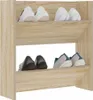 vidaXL Nástěnný botník Sonoma Oak 60x18x60 cm Dřevěný Náhled obrázku produktu 8