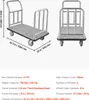 Carrello portabagagli per hotel VEVOR, capacità 340 kg, Anteprima dell’immagine prodotto 7
