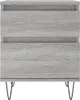 vidaXL Noční stolky 2 ks. Grey Sonoma 40x35x50 cm odvozený Náhled obrázku produktu 4