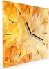 Wanduhr aus Glas mit Motiv Herbstblätter- 30 x 30 cm - Produktbild-Vorschau 2