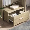 vidaXL Zásuvková skrinka s kolieskom dub Sonoma 55 x 45 x Náhľad obrázku produktu 4