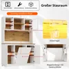 okwish Küchenschränke mit LED und Acryltüren,Sideboards, Produktbild-Vorschau 6