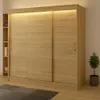 Szafa 3-drzwiowa przesuwna RIO-2 180x215cm dąb sonoma - Podgląd zdjęcia produktu 6