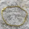 Goldkette Kordelkette Länge 19cm - Breite 2,7mm - 585-14 Produktbild-Vorschau 1